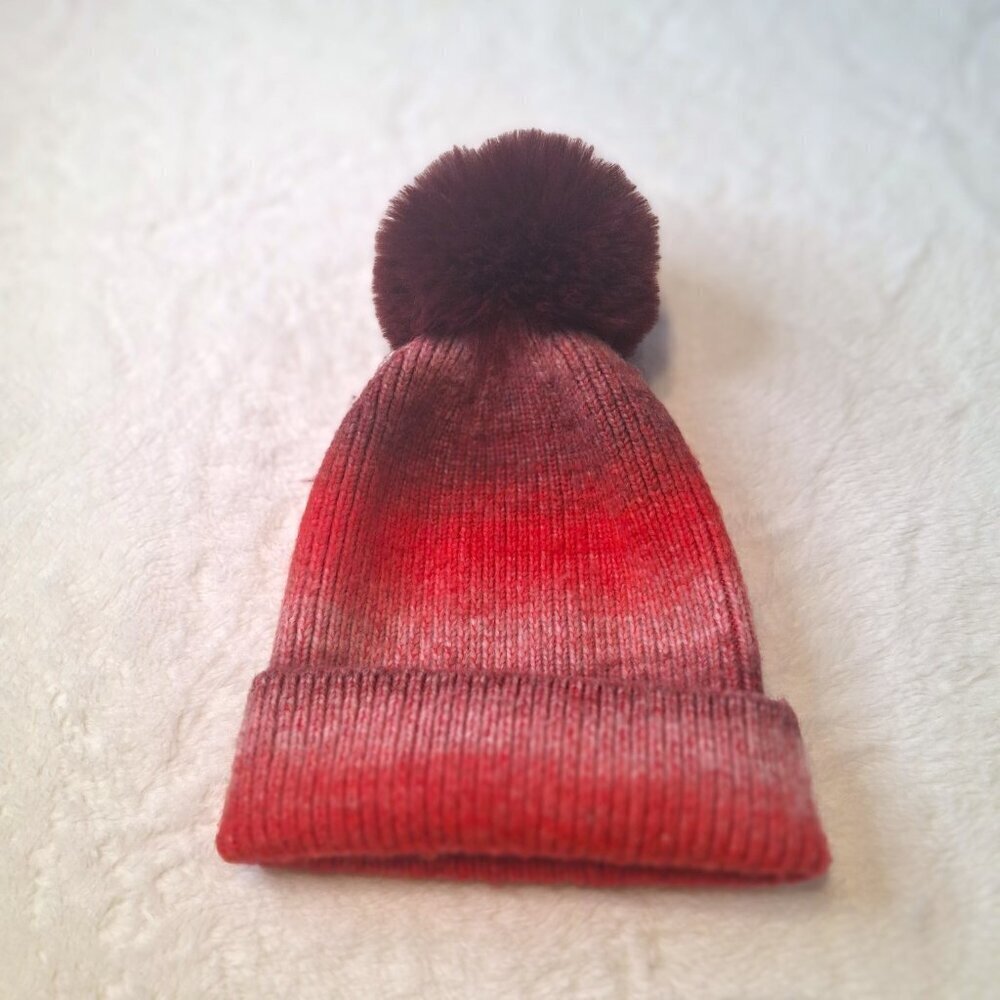 Norla Canada Beanie Pom Pom Sz O/S Alpaca Wool Blend Boho Cabincore Preppy